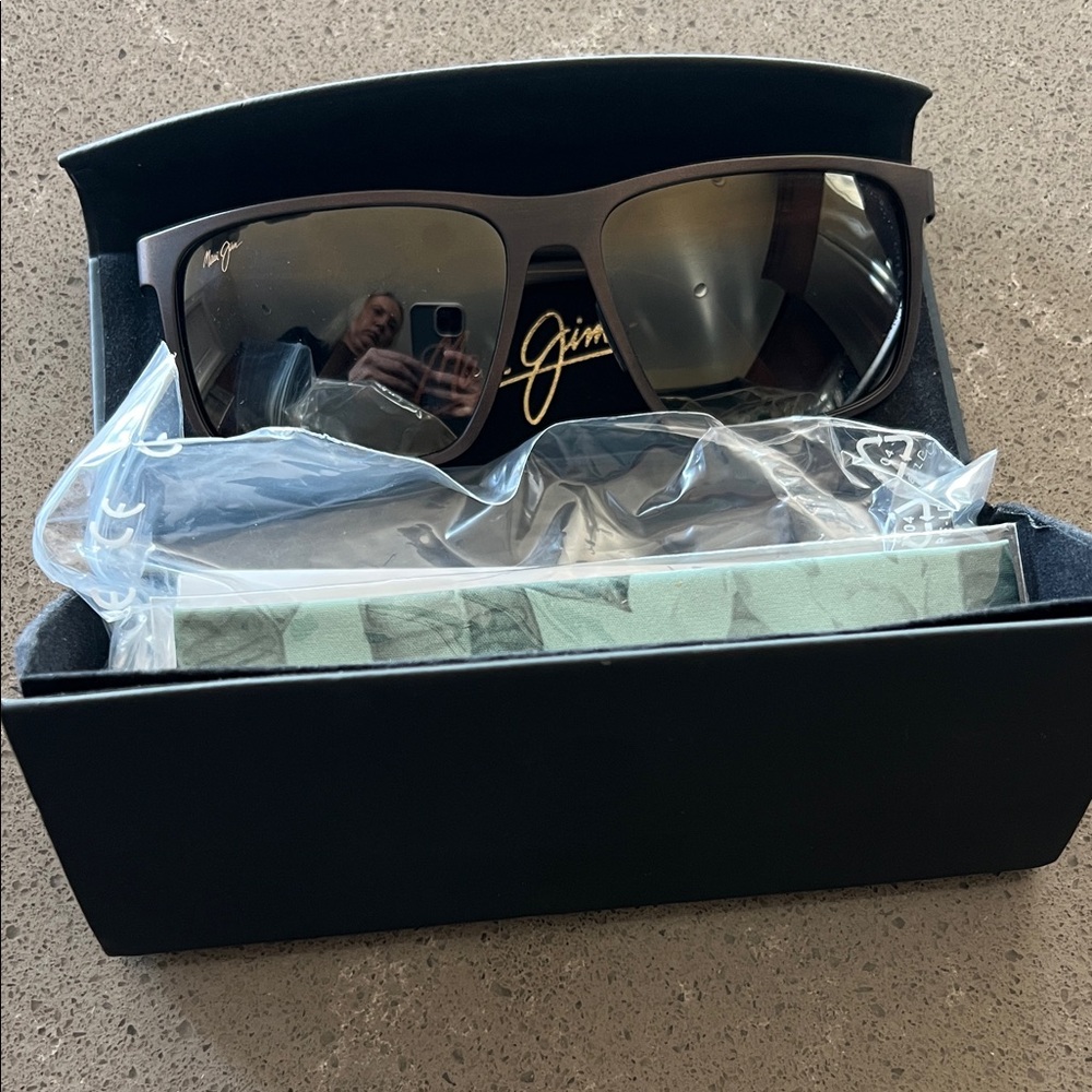 Maui Jim Wana Sunglasses -  Brushed Chocolate/HCL Bronze